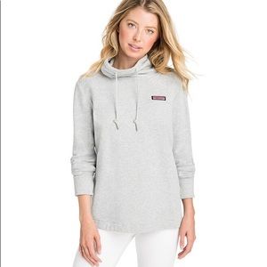 Funnel Neck Relaxed Shep Shirt